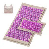 kit d'acupression tapis et coussin