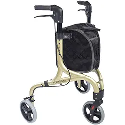 rollator 3 roues gris