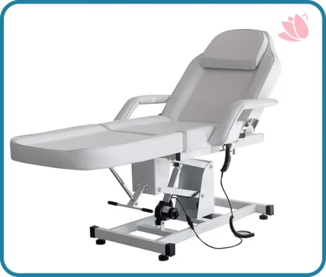 un fauteuil esthétique blanc